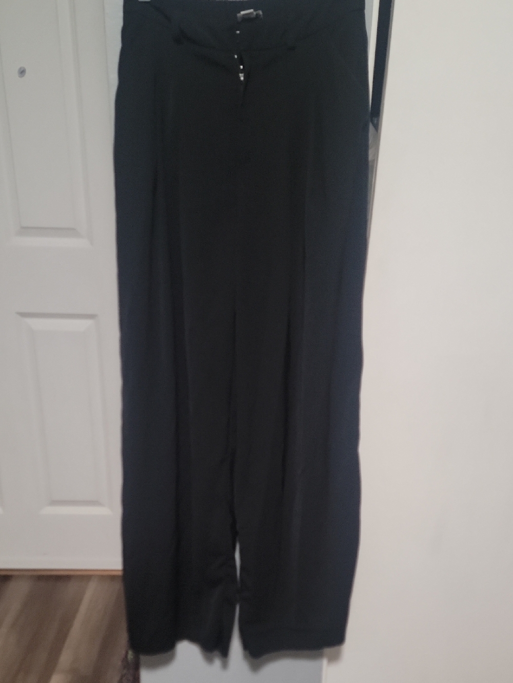 Maeve Men's Black Wide-Leg Dress Pants